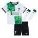 Camisa de Futebol Liverpool Ryan Gravenberch #38 Equipamento Secundário Infantil 2023-24 Manga Curta (+ Calças curtas)
